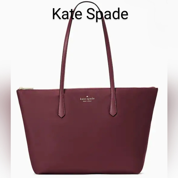 kate spade Handbags - ♠️Kate Spade♠️ Large Kitt Tote Deep Berry Bag